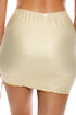 Luli Fama Forever Luli Wavy Luxe Stitch Scrunched Up Mini Skirt